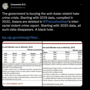 Read more about the article Who’s attacking Asians in USA? The perennial push to hide crime statistics