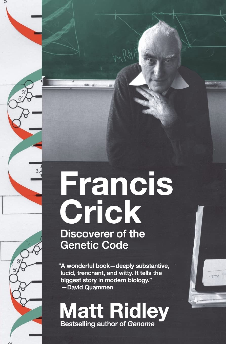 Read more about the article January book reviews (4-6): Francis Crick: Discoverer of the Genetic Code by Matt Ridley
