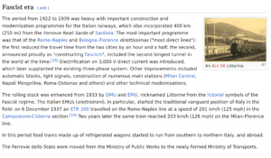 Read more about the article Italian fascists were big on trains actually
