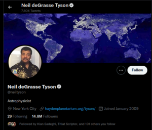 Read more about the article Neil deGrasse Tyson, not much of an astrophysicist